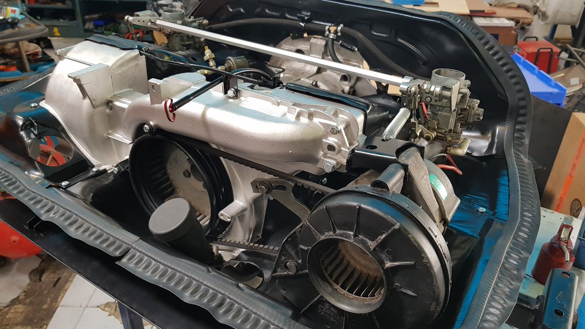 Syncronauta's tweet photo. Motor #boxer 2.0 CU #aircooled #tipo4 de una #vwt3 que acabamos de restaurar entero.

@Syncronauta
Especialistas en restauración

#resto #restoration #restoporn 
#syncronauta #aircooled https://t.co/pRSuY0CJ8B