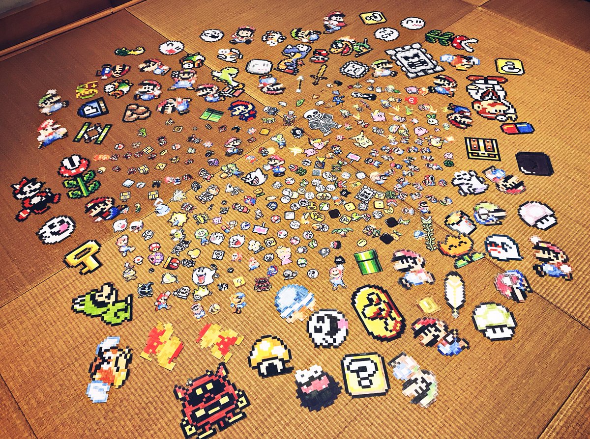 弟がちまちま描いたドット絵達です 