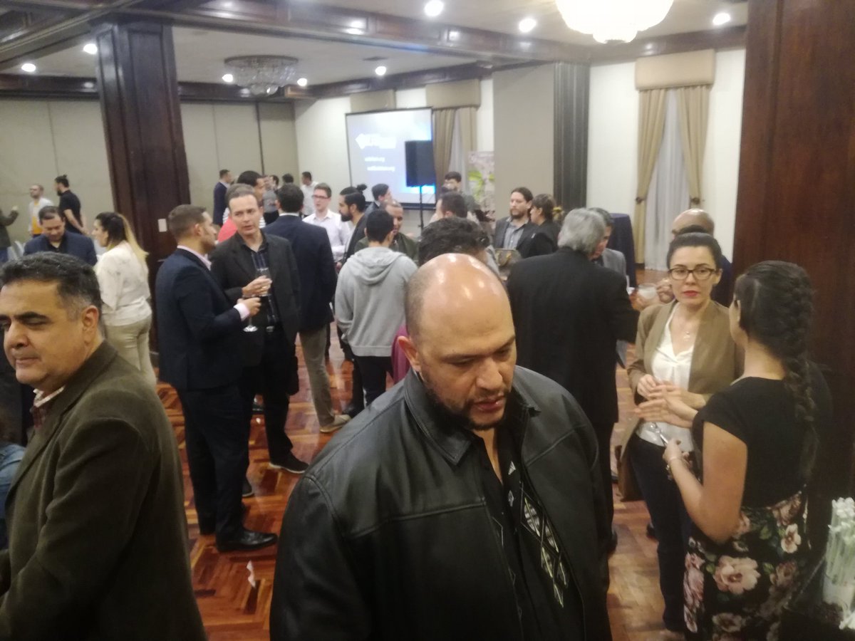 octoleaks's tweet photo. Lots of $smart conversations tonight  at the successful #AsoBlockchainCR launching event that gathered Costa Rican devs, investors entrepreneurs, regulators, innovators. See the builders building. 🇨🇷

#blockchain #crypto #fintech #altcoins #costarica #puravida @scashofficial https://t.co/ex0qYS3who