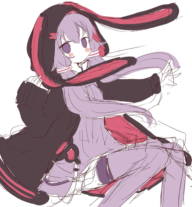 完成させたら絶対かわいいゆかりさんラフ 