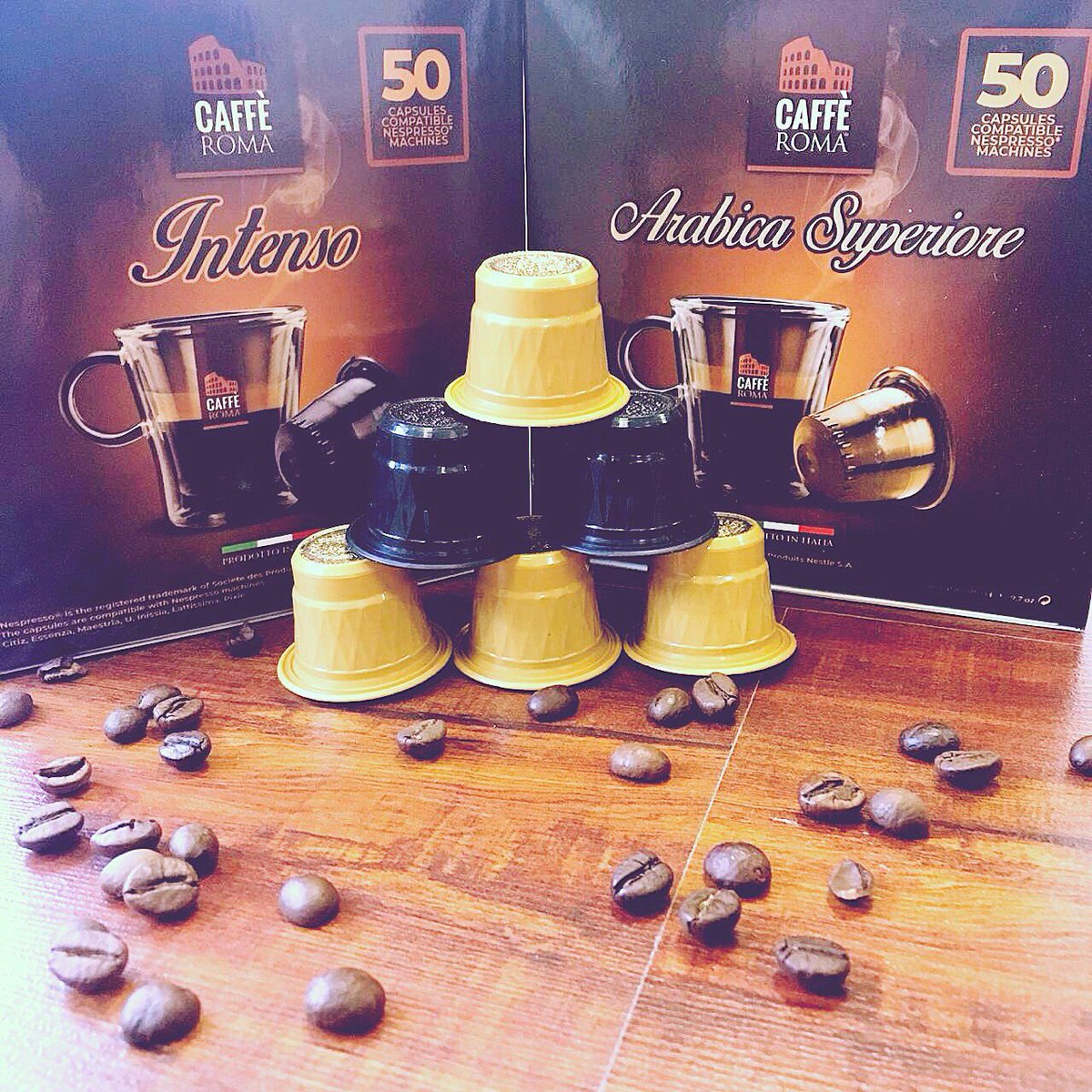 cafferomauae's tweet image. Coffee and love taste the same ☕️❤️ 

Try it with our whole new face of Intenso and Arabica capsules. For as low as 105AED (vat included) you can have 50 capsules in a box. Grab it now! 👍

#theitalianwayuae #italiancoffee #coffeetime #coffeeholic #coffeelover #mycoffee #dxb