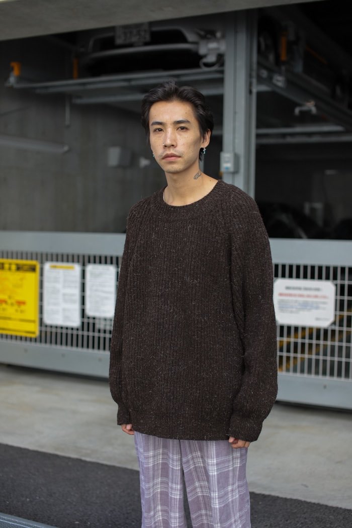 パステルオリーブ 定価40700円 O PROJECT モックネックオーバーサイズ
