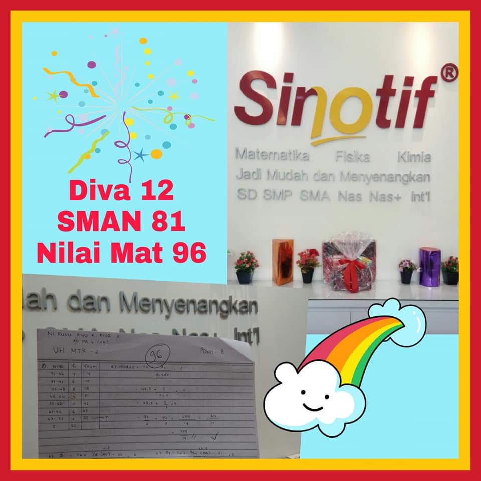 SinotifHI's tweet photo. Wah keren" banget nilainya bisa dapat 100 100 90. Yuk temen temen yg mau seperti merekaa segera gabung di Sinotif yukss https://t.co/dvkAOmO0tt