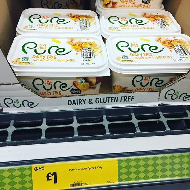 supersavvyvegan's tweet photo. The whole Pure range is on offer in @morrisons at just a quid each!!! #veganspread #vegan #veganspreads https://t.co/3SFjPnCfUa https://t.co/lSCGWdRIl3