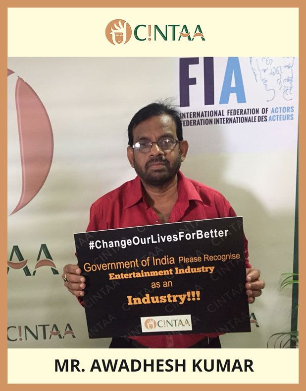 CintaaOfficial's tweet photo. #CINTAA #DemandForIndustryStatus - Mr. #AwadeshKumar
The Indian Entertainment Industry contributes approximately 1.75 lakh crores every year to the economy. NIL - Benefits from Government.
@sushant_says @DJariwalla @deepakqazir @amitbehl1 @SuneelSinha @ayubnasirkhan https://t.co/cPbXPe8nLT
