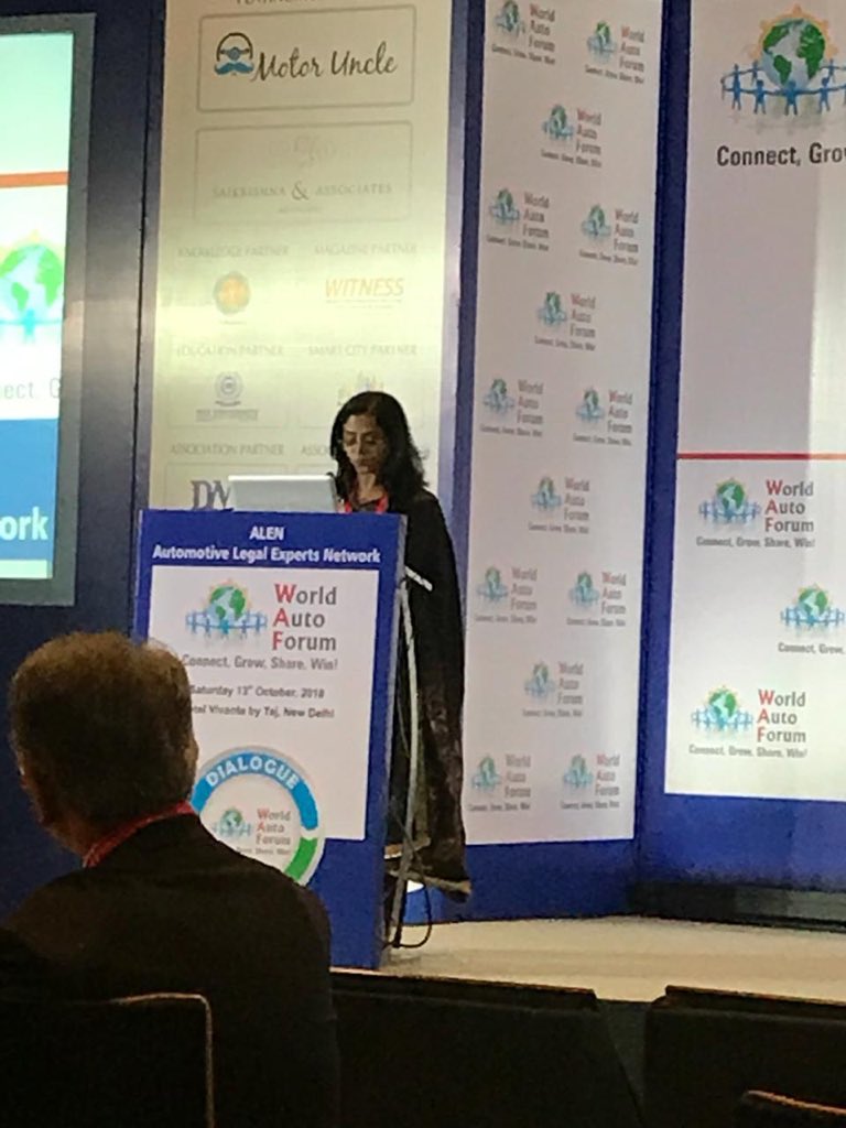 SaikrishnaIP's tweet photo. The #WAF #ALEN18 kicks in. Ms. Anita from World Auto Forum introduces all event partners and sponsors, including Platinum partner Saikrishna and Associates! #automobiles #legal #legalexperts https://t.co/IWHLllBc83