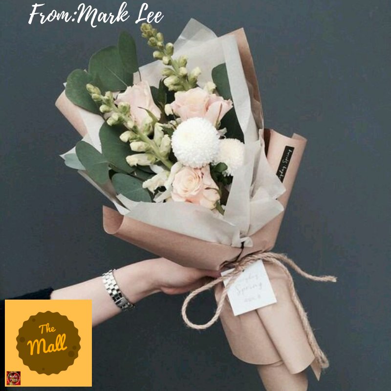 BTAMall__'s tweet photo. To: @BTACHAEYOUNG__ 

flowers for the one that i love❤️

From: @BTALMark__ https://t.co/LLAYc7s09o