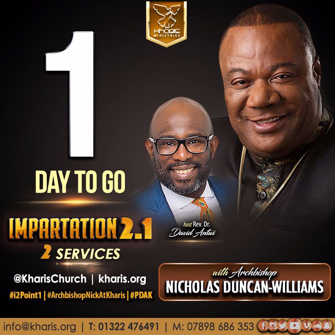 KharisChurch's tweet photo. 🙌🙌🙌 only ONE day to go!!! 🙌🙌🙌
Something good WILL happen!
#ArchbishopNickAtKharis
#i2Point1 #PUSH
#London https://t.co/C07e1MLJK9