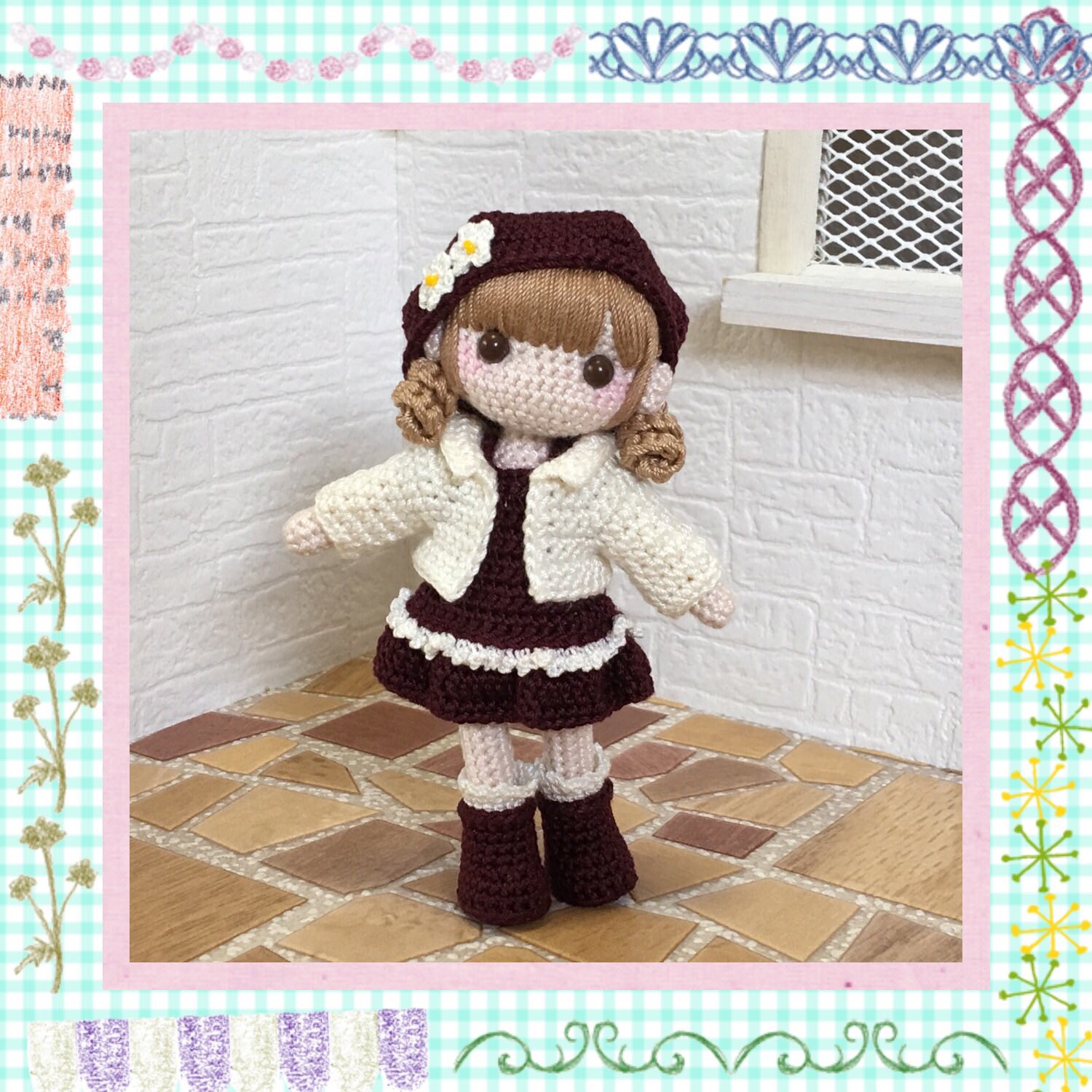 May Twitter वर ブラウンワンピの女の子 あみぐるみ着せ替え人形 本日19時頃にminneさんに出品予定です Amigurumi あみぐるみ ヒトガタ 着せ替え あみぐるみ着せ替え人形 Crochet Crochetdoll