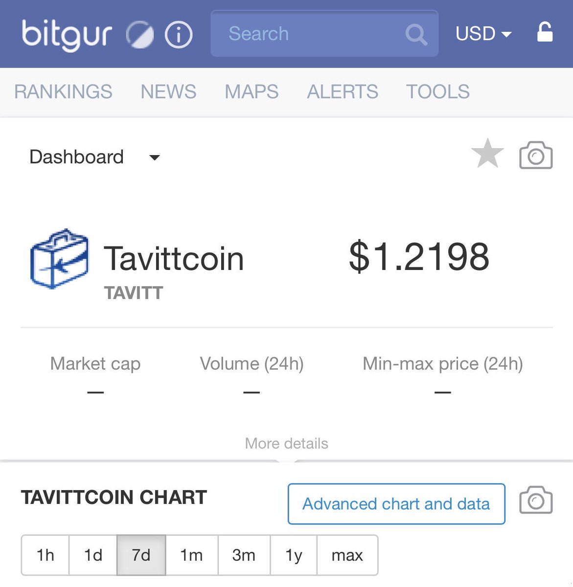 Tavitt_CoLtd's tweet image. Tavittcoin is now listed on Bitgur price index! 

You can add it to customizable watchlist and create advanced price alerts.

bitgur.com/coin/TAVITT

#Tavitt #Bitgur