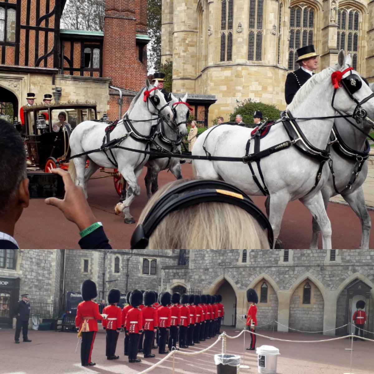 yourdivamakeup's tweet photo. Beautiful morning working with @itv #RoyalWedding #makeupartist #makeup #windsorcastle https://t.co/r6G7RZuIKu