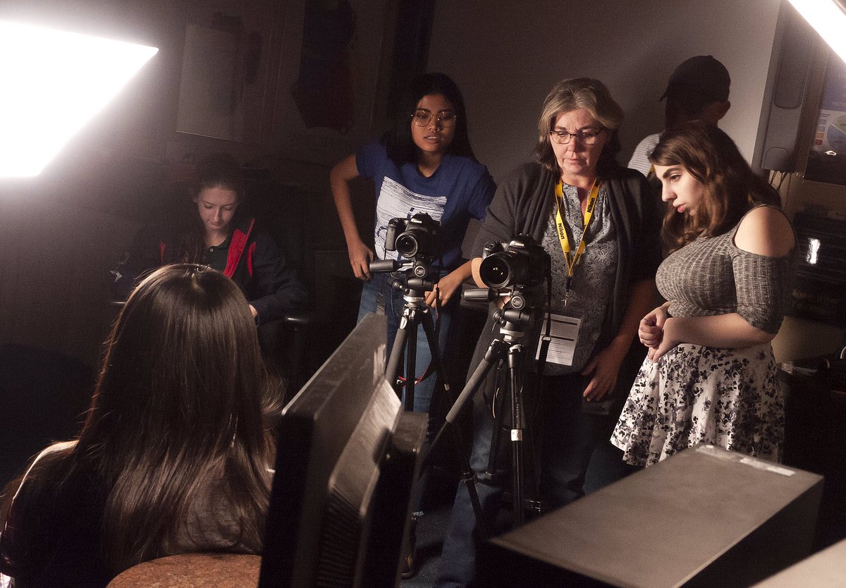 PicGuide's tweet image. The emerging team has emerged! While we weren’t physically at @newhousesu today, we were hard at work for #tfw18 at ITSC in Syracuse. Some great stuff coming from our new and returning high school students. Also, great coaches think alike when it comes to shirts. @thefallworkshop