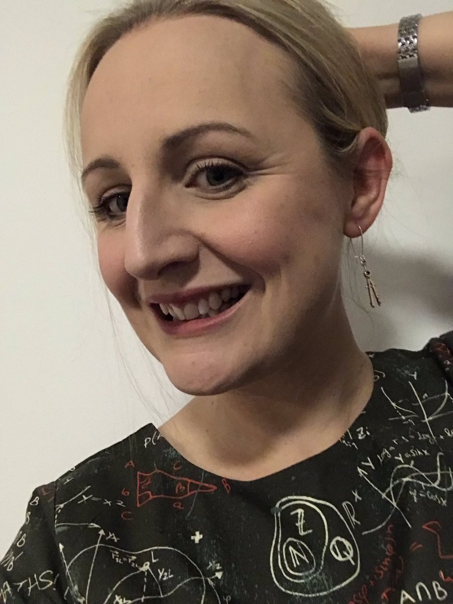 Maths dress &amp; maths earrings for #mathsconf17