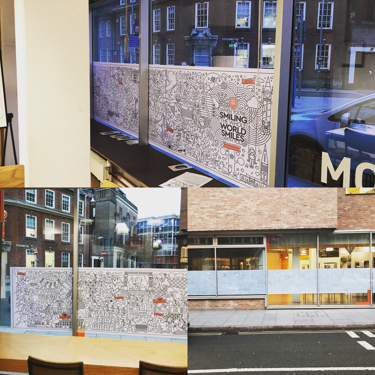 pplprs's tweet photo. Leicester’s @lcbdepot is transformed into a huge colouring book today for #EasySaturday! Bring the kids, #grabapen and colour in our huge 100 years of music mural today! Lots more activities going on too, build a Leicester out of Lego, Minecraft, Bambino Disco. #leicester https://t.co/ZvD4LnfPBi