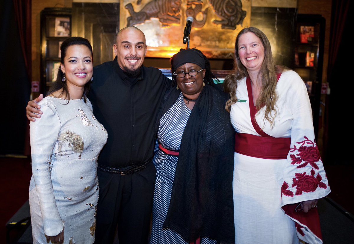 Auramvasquez's tweet photo. Last night was very special to me. It was an honor to be recognized by @GRID at the #Interconnection event for my work on bringing #solarprograms to low-income communities. It feels like it was just yesterday when I first learn about Global Warming in my school at age 11. https://t.co/Z3pIeijRkJ
