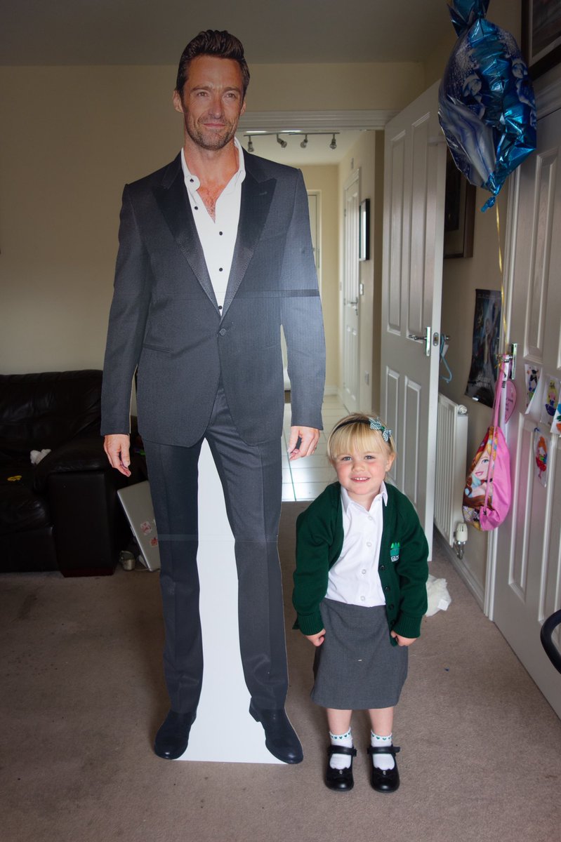 wibber78's tweet photo. Happy Belated Birthday to my daughter’s Greatest Showman, @RealHughJackman https://t.co/zsGip2MEzc