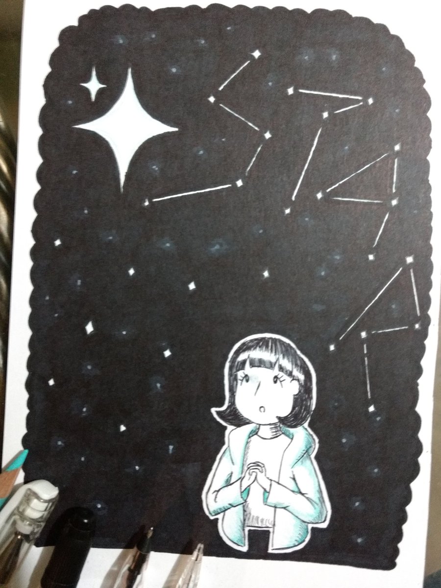 Faust0raul's tweet photo. Cuántos atrasos más?!
#Inktober2018 Day08: Star/Estrella
5mentarios jeje
#Inktober https://t.co/NXErl4D2LE