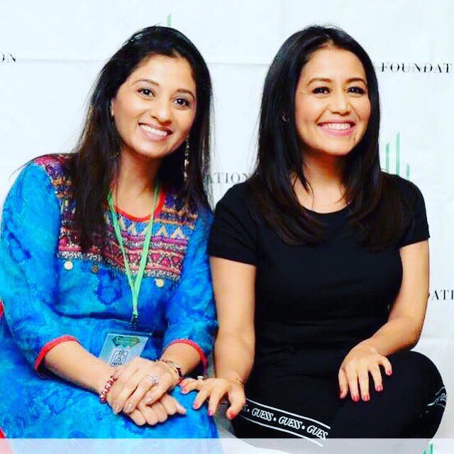 AmiAhuja's tweet photo. @iAmNehaKakkar~ It was pleasure meeting you dear Neha! 🤗😊 https://t.co/Hrz99Izm9s