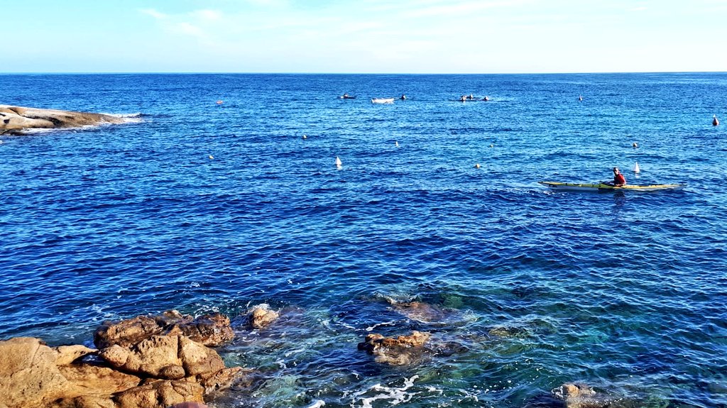 viaggidelgenio's tweet photo. Canoeing along the rocky coasts of #Elba island takes you where the sky touches the sea while natural beauty is all around you #ATWS18 #TuscanyAdventureTimes #isoletoscane #activetraveltuscany https://t.co/TpjMb6ULq2