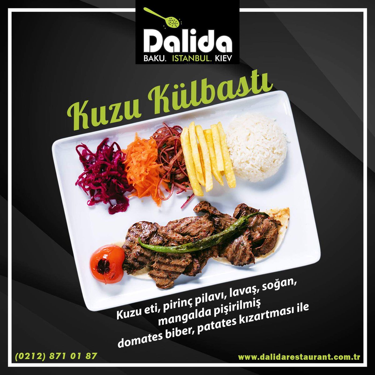 dalidaistanbul's tweet photo. Nefis bir kuzu külbastı olsa, afiyetle yense...
#istanbul #beylikdüzü #dalidarestaurant #kuzu #külbastı #lezzet #beylikdüzülezzet https://t.co/gwj7yjJxcD https://t.co/hWW7YWBJaE