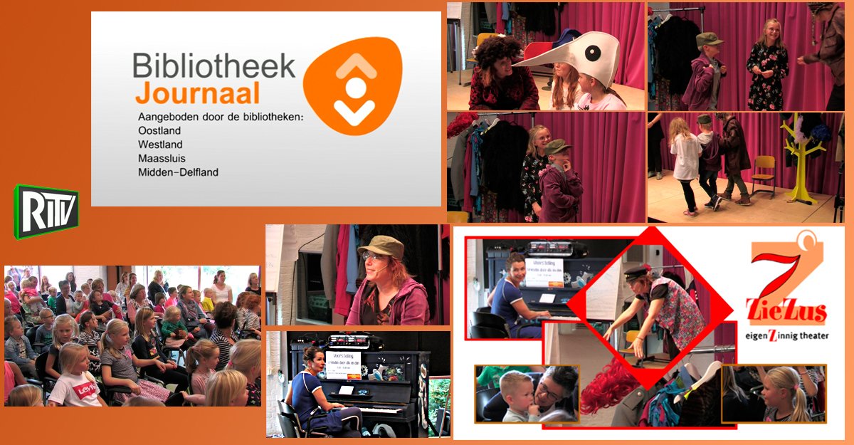 Impressie van de theatershow in het kader van Kinderboekenweek 2018 in de bieb van 's-Gravenzande <a href="/biebwestland/">Bibliotheek Westland</a> . Presentatie ZieZus eigenZinnig theater.  ritv.nl/aflevering/190…