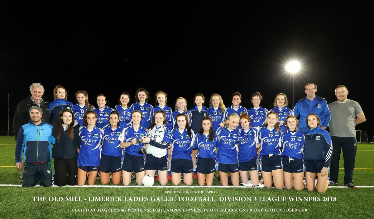 Nothing is done by halves in the Old Mill - Double Champs 🔵⚪️🏐 <a href="/LKLadiesGaelic/">LimerickLadiesGaelicFootball</a> <a href="/MunsterLGFA/">Munster LGFA</a> <a href="/JeromeSport/">Jerome O'Connell</a> <a href="/WestlimerickGaa/">WestlimerickGaa</a>