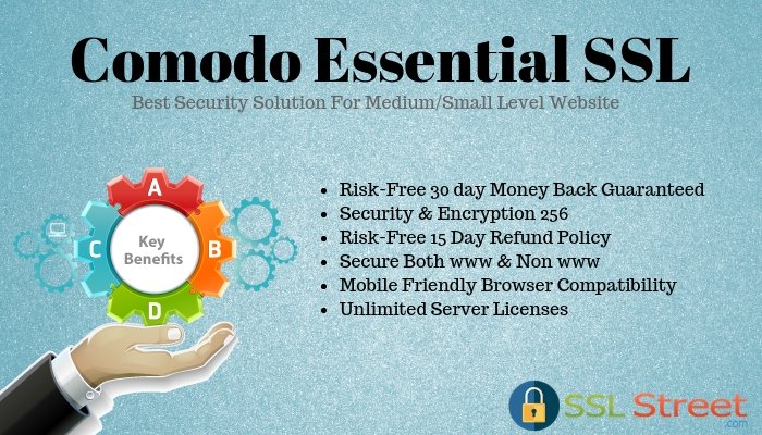 thesslstreet's tweet image. If you have a Medium/Small level website and you need to convey fundamental web security to your clients, Comodo Essential SSL characterizes a very good decision. Buy Now!
#comodoessentialssl, #sslcertificates, #sslsecurity
Read Here: goo.gl/wHJ8UM