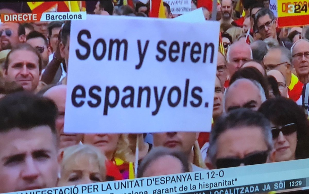 Song y sereng ejpañols... Si. I sou i sereu uns ignorants.