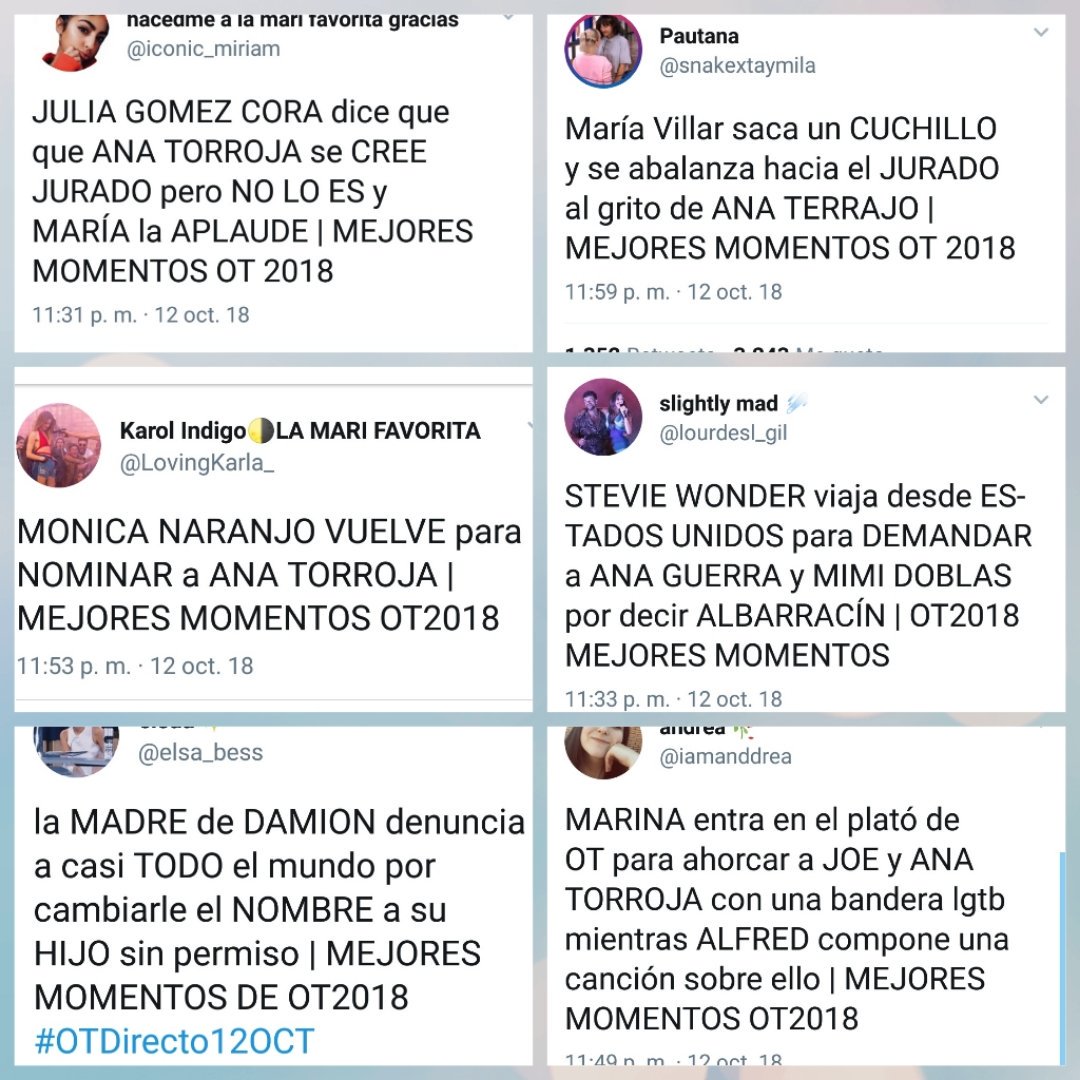 oleeeeeerrrrrrr's tweet photo. Ni dragon ball ni mierdas la mejor fusión es Twitter y OT #mejoresmomentosot2018 #OTDirecto13OCT https://t.co/vDW5jMsXCL