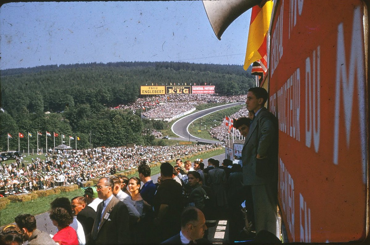 F1Champcars's tweet image. #SpaSaturday @circuitspa 1953 #BelgianGP #EauRouge