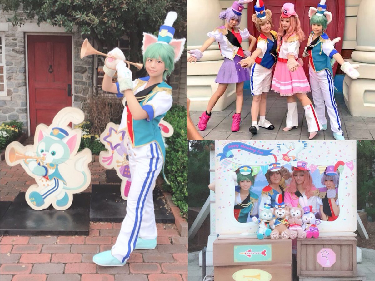 ダッフィー&フレンズ🐻 マーチングバンド 仮装🎺 とってもカラフル