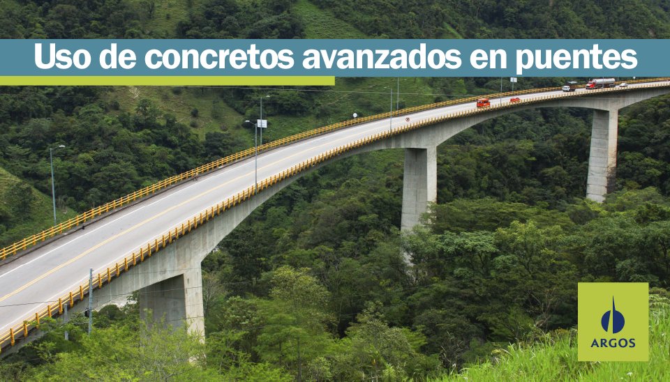 Cementos_Argos's tweet image. Los #concretos avanzados o de alto desempeño (HPC) son mucho más accesibles en la nueva era para la #construcción. La mayor resistencia y durabilidad que los caracterizan los hacen un material ideal para múltiples usos, y en particular para los puentes de carretera. 👷‍♀🏗