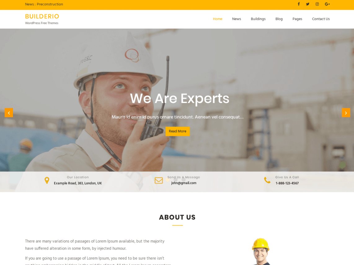 abileweb's tweet photo. Builderio  - Construction WordPress  Free Theme
 Read More: https://t.co/Kahe1mqcMD
Builderio is a Clean and Simple WordPress Construction Theme built based on      Bootstrap 4 framework. https://t.co/8OJe5BReNE