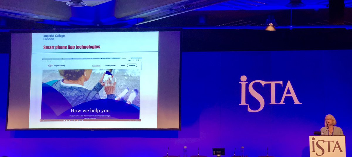 Fantastic pres. by Prof. Alison McGregor @imperialcollege on #wearables, #sensors & the 🌟 work at @MSkLab1 💪👩‍🔬🏃🏽‍♀️*

⬆️ info can inform interventions &  but #usability is key! 

*Really nice slides too! 😉

#ImperialWomen #ISTA2018 

@ICBiomechanics @orthorobodoc