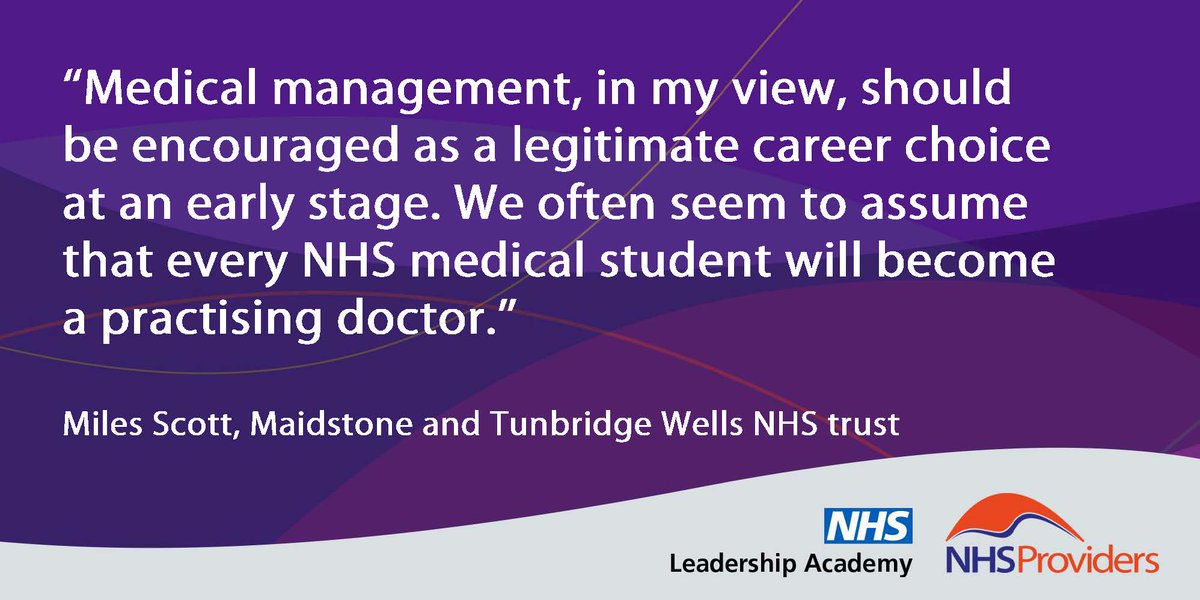 NHSProviders's tweet photo. One of the questions asked to 13 interviewed chief executives in our latest report was “what more should the NHS be doing to support clinicians into chief executive roles?” Find out what they told us here. #NHSP18 #NHSleadership https://t.co/wciFJ5SYdd @NHSLeadership https://t.co/RbTA3F8LuD