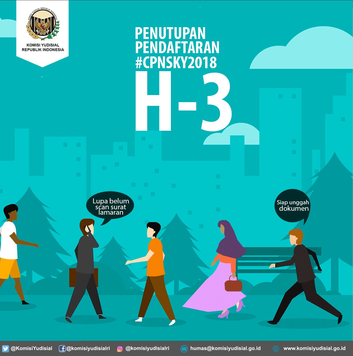 Informasi penutupan pendaftaran CPNS 2018 pada 12 Oktober 2018