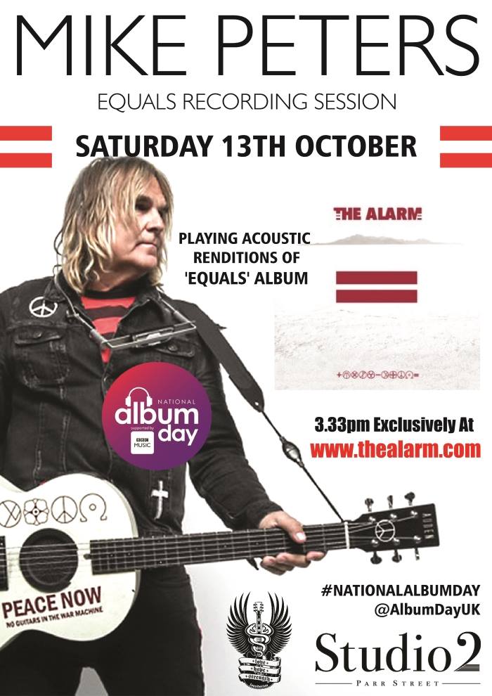 Jjkrazy's tweet photo. #NationalAlbumDay #333pm #LvRpL Session film version of the Equals album recorded @parr_street stripped naked by Mike Peters @camojacketfilm 'Live' @Studio2atParrSt 3:33pm @thealarm youtube channel as part of the @AlbumDayUK Celebrations supported by the BBC #oneman #oneguitar x https://t.co/aGagzQaE16