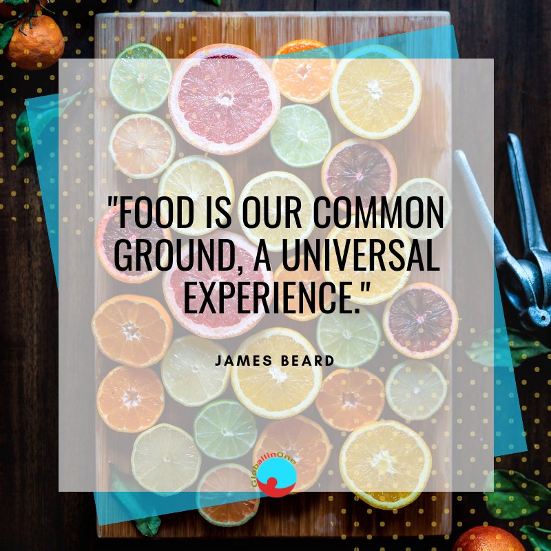 Food is our favourite way to connect with people all over the world! Where is your favourite place to share a meal? 

#food #jamesbeard #foodisuniversal