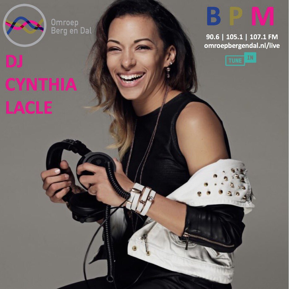 Tonight on the “wheels of steel”: female dj <a href="/CynthiaLacle/">Cynthia Laclé</a> ! Tune in from 9 PM at <a href="/omroepbergendal/">Omroep Berg en Dal</a> #lokaleomroep 

🔈 BPM: beats uit jouw regio #groesbeek #millingen #nijmegen #eindhoven #someren #femaledj #djgirl #djane #djlifestyle #djlife