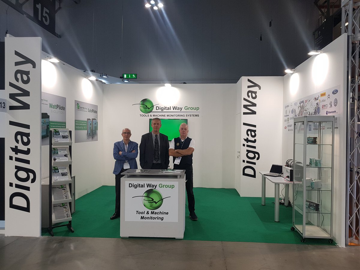 DigitalWayGroup's tweet photo. Last day at @31BIMU.
Still time to visit us and get information about the #benefits our product lines can bring to your #Machinetools
#industria40 #bimu #IoT #toolmonitoring #machinemonitoring https://t.co/zC0PBmGryh