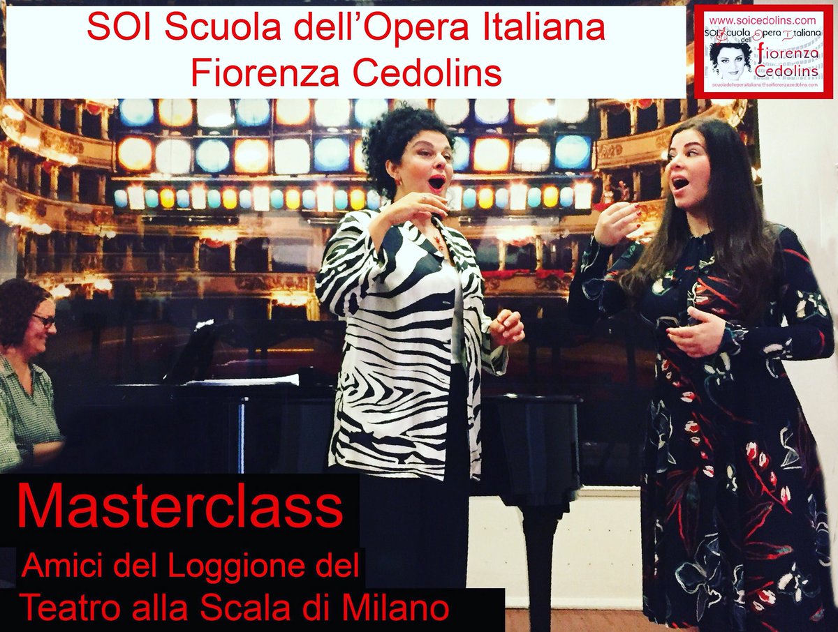 SOI Scuola dell’Opera Italiana Fiorenza Cedolins Masterclass, Amici del Loggione del Teatro alla Scala di Milano, info soicedolins.com