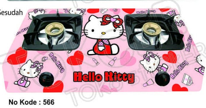 Sticker kompor hellokitty. Bahan sticker vynil gloss import premium class. Tahan panas, lem kuat, anti air &amp; tahan lama.

Store: Jln. H. Miran no 61a malaka pondok kelapa jakarta timur.
Contact person:
WA (081297779253)