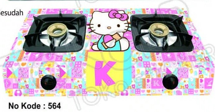 Sticker kompor hellokitty. Bahan sticker vynil gloss import premium class. Tahan panas, lem kuat, anti air &amp; tahan lama.

Store: Jln. H. Miran no 61a malaka pondok kelapa jakarta timur.
Contact person:
WA (081297779253)

#stickerkompor