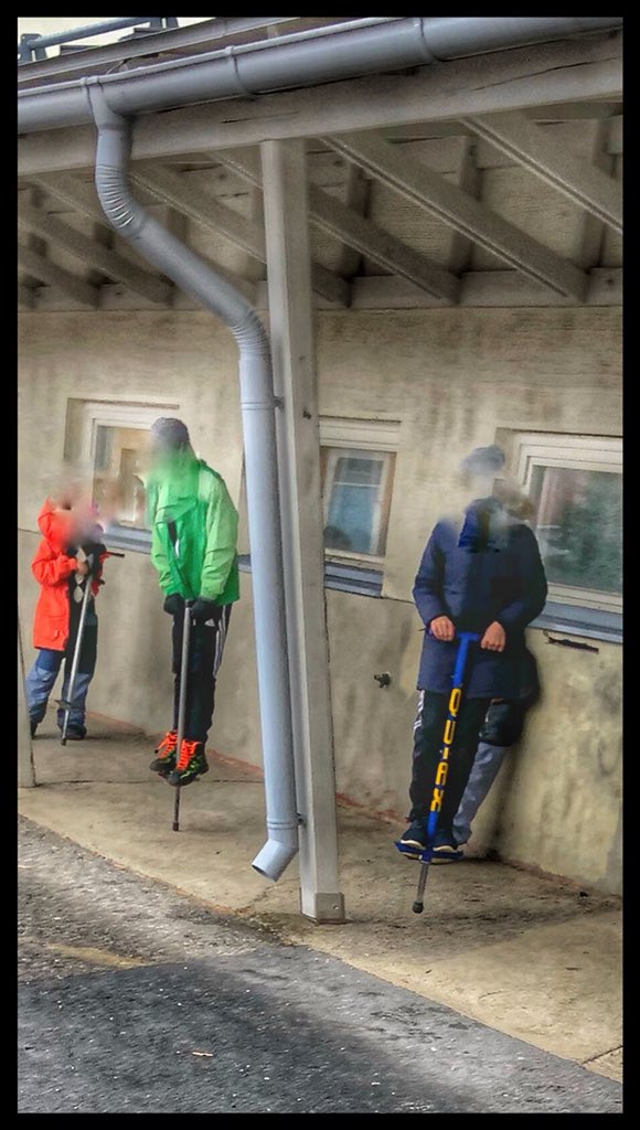 philmcrae's tweet image. Finnish Elementary Schools: Woodworking class, pogo sticks &amp;amp; free play. The Finns do not bubble wrap their children, but teach them how to navigate risk, be mindful &amp;amp; self-regulate.  High levels of independence for the students &amp;amp; they live up to the expectations #FinAl2 #abed