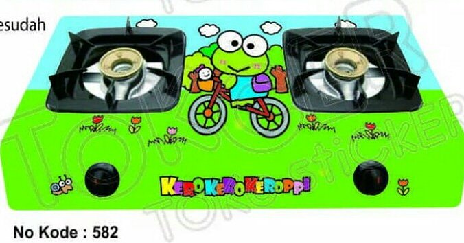 Sticker kompor keroppi. Bahan sticker vynil gloss import premium class. Tahan panas, lem kuat, anti air &amp; tahan lama.

Store: Jln. H. Miran no 61a malaka pondok kelapa jakarta timur.
Contact person:
WA (081297779253)

#stickerkompor