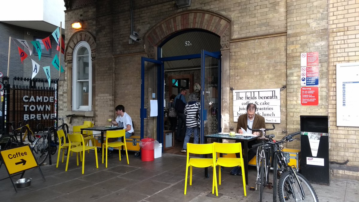 Trekked across half of London by bike to get here. <a href="/FieldsBeneath/">The Fields Beneath</a> is always worth it!