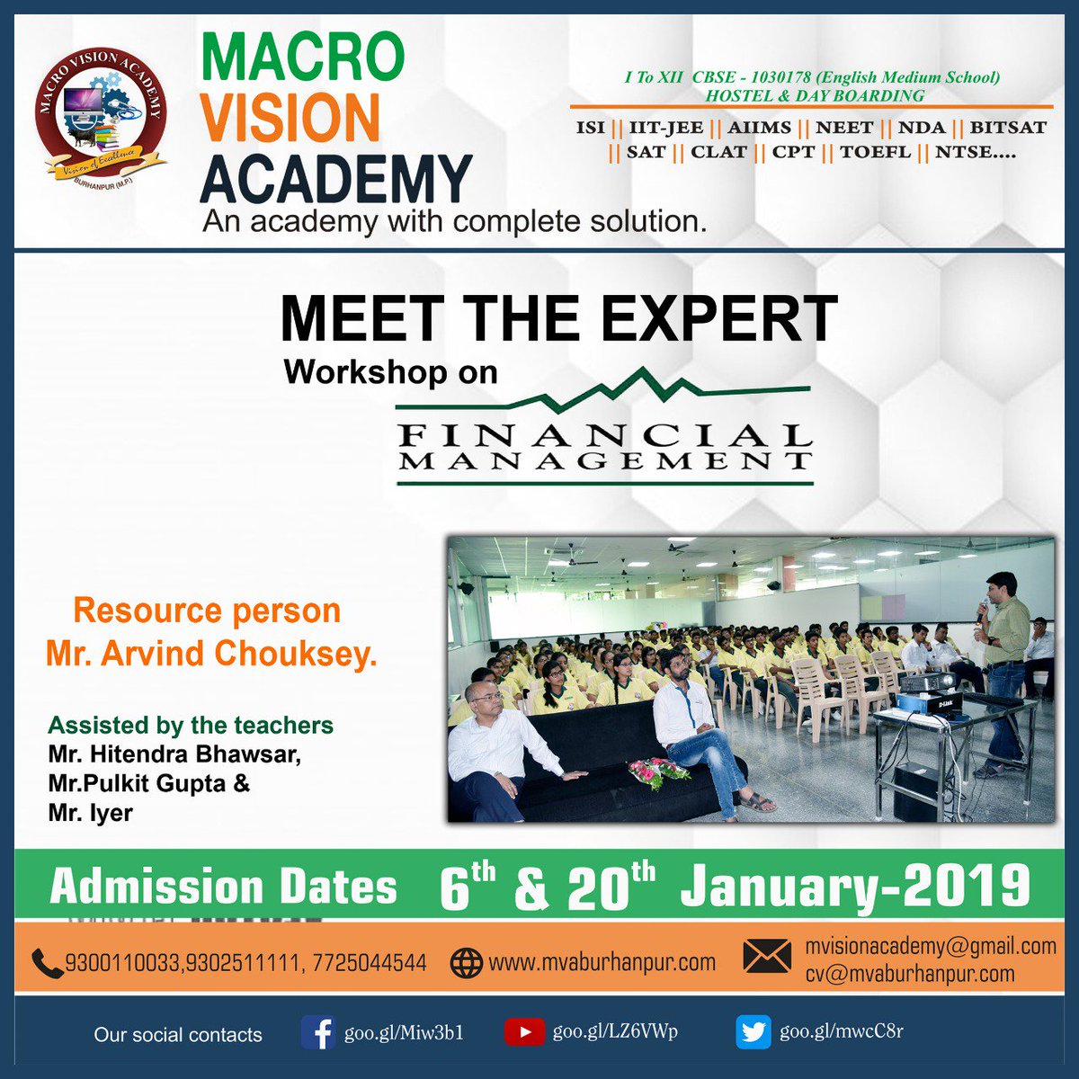 mvisionacademy's tweet photo. Workshop on Financial Management https://t.co/uG7gQqkF7B