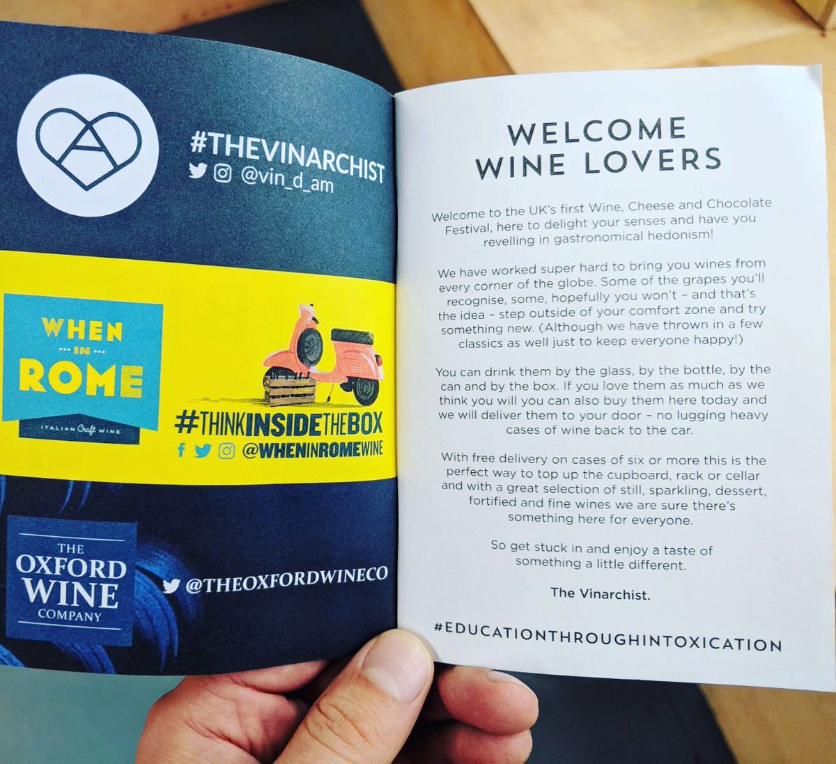 It feels like Christmas! And it may as well be with all the #winecheeseandchocolate we’ll be consuming today! 
#thevinarchist
#educationthroughintoxication