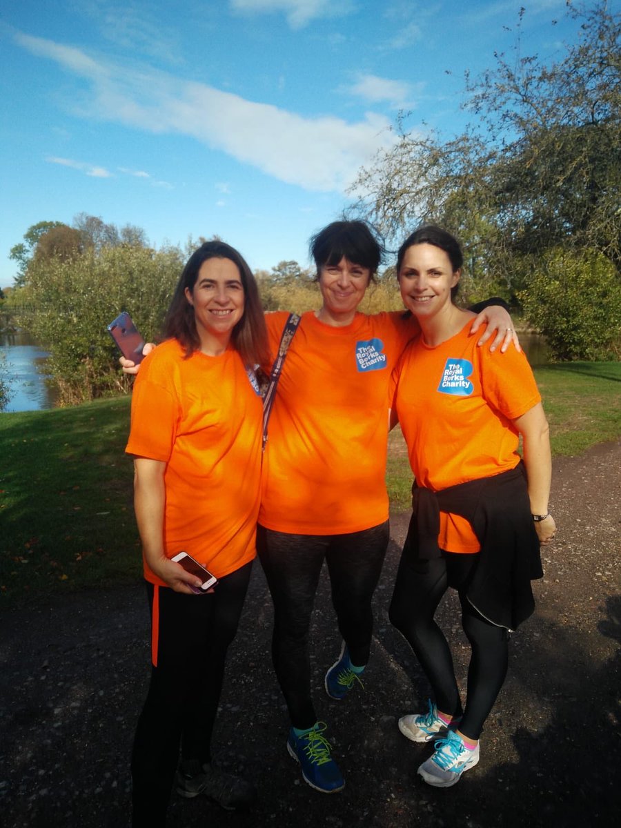 AndrewsNurse's tweet photo. Making good headway!  Feel feel to also sponsor us for wearing these t-shirts 😂 https://t.co/08UkZ4loHg #Berkshirecancercentre #Macmillan @RoyalBerksChar @RBNHSFT @jessicaemilybea @m_worm @Nursedemon https://t.co/w6MDlyE66T