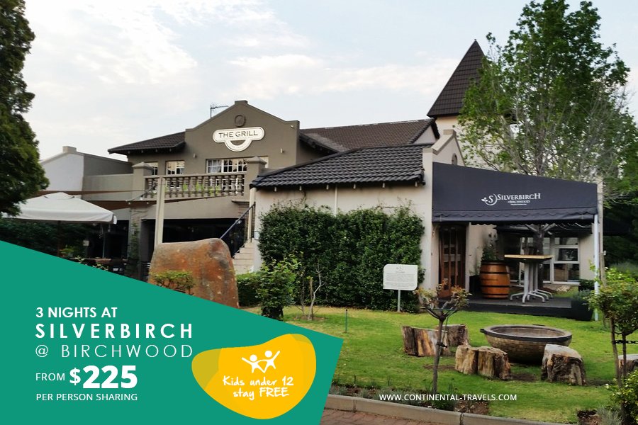 ContinentalTrv's tweet photo. Start your weekend with some quality family fun in #Johannesburg at the Silverbirch @ Birchwood Hotel from as low as $ 225 per person sharing 

https://t.co/TpGWDGnXi8)

Call us on 0700232013 or email info@continental-travels.com for more details or booking.

#travel https://t.co/PcBC5SEf3c